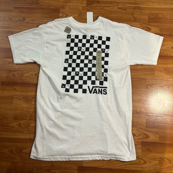 Mens Vans Checked Tee - Picture 1 of 3